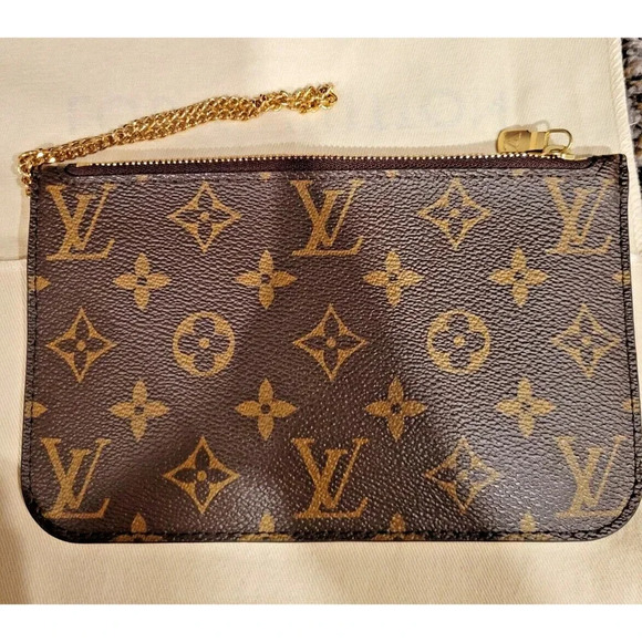 Louis Vuitton Pouch Brown Monogram with Dust Bag - Picture 1 of 12